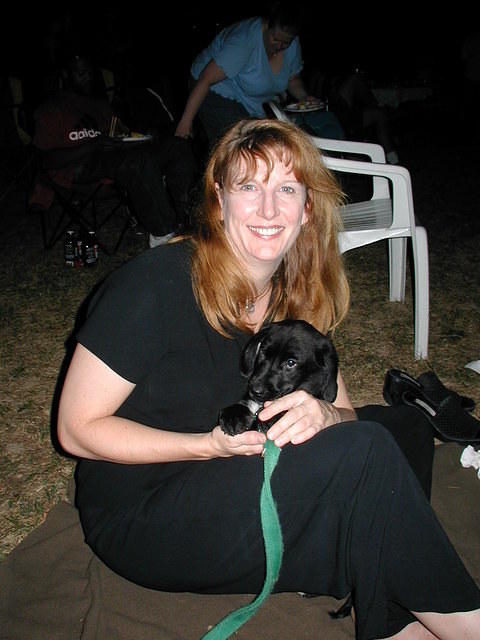 Lisa and Puppy