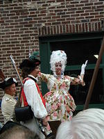 Marie is captured and brought to the operating guillotine.